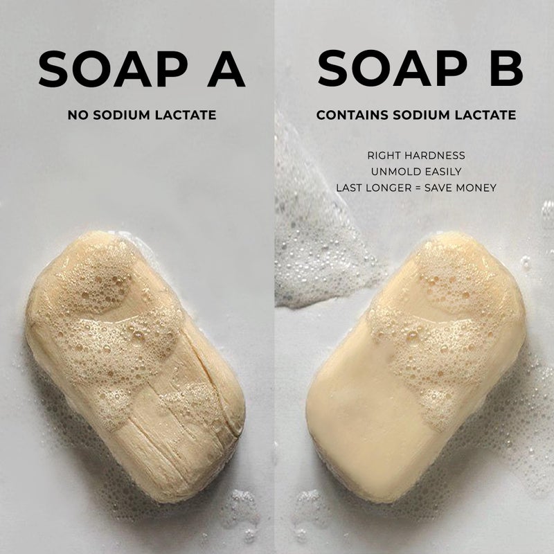 Soapeauty SODIUM LACTATE for Soap Making & Lotions | 60% USP Pure Natural Preservative | Harder Bar of Soap  Bigger Yield  Faster Cure Time  Provides Moisture | 16 oz - Image 2